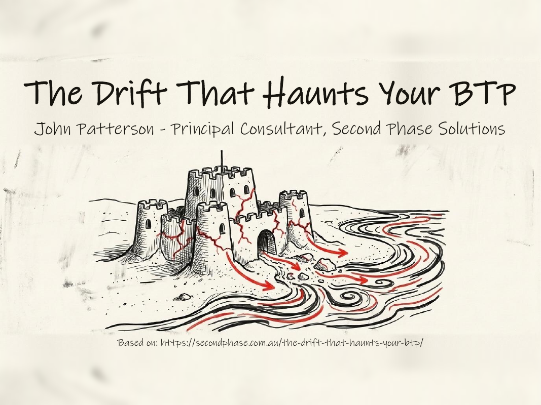 The Drift That Haunts Your BTP, from SAP Inside Track Sydney 2026